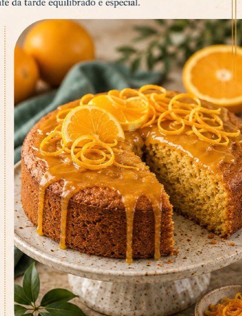 Bolo de Laranja Leve
