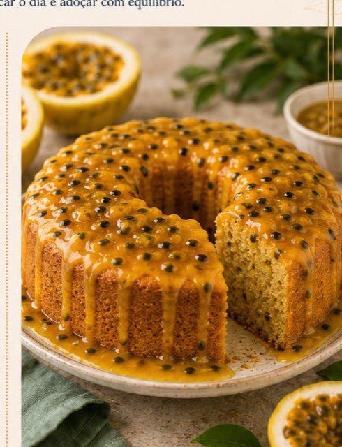 Bolo de Maracujá
