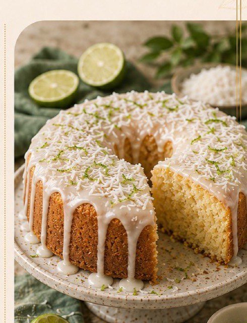 Bolo de Coco com Limão