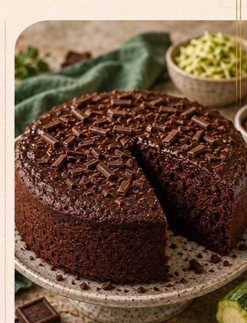 Bolo de Chocolate com Abobrinha