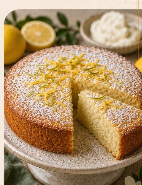 Bolo de Limão com Ricota
