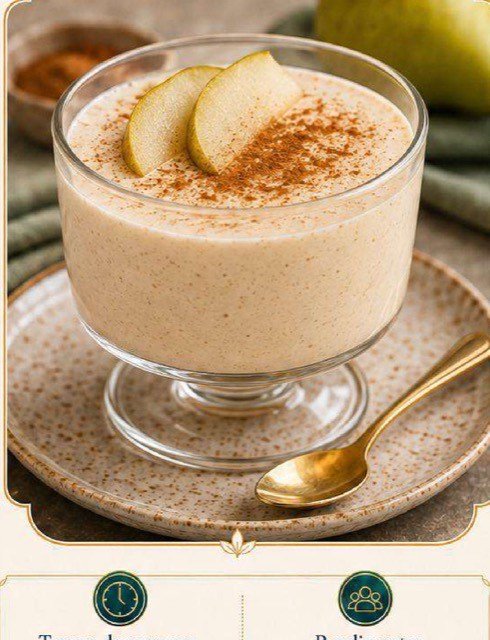 Mousse de Pera com Canela