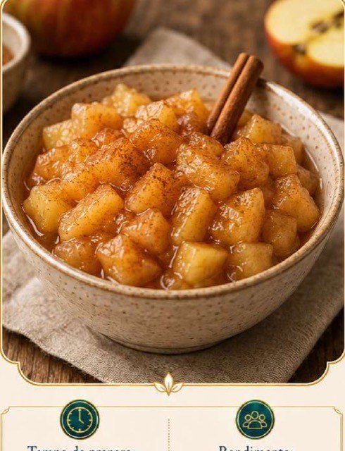 Compota de Maçã com Canela