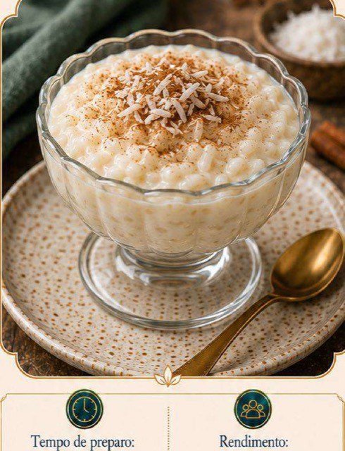 Arroz Cremoso com Coco