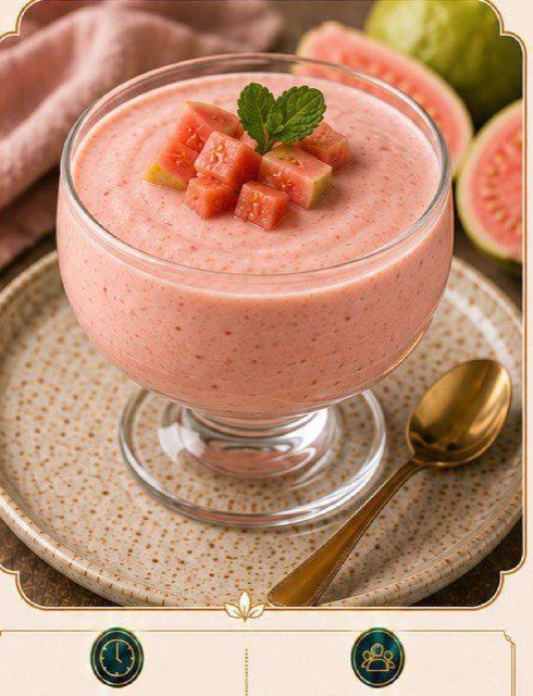 Mousse de Goiaba com Iogurte
