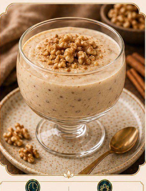 Creme de Nozes com Canela