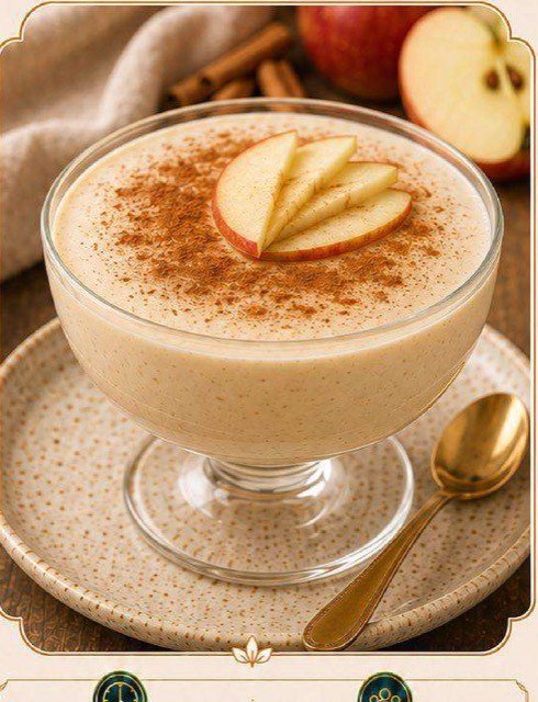Mousse de Maçã com Canela